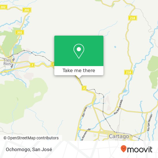 Ochomogo map