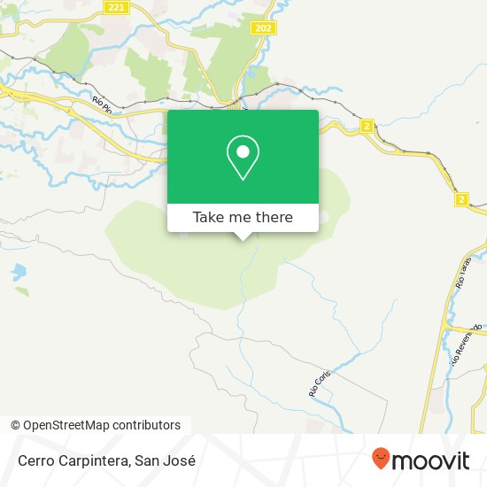 Cerro Carpintera map