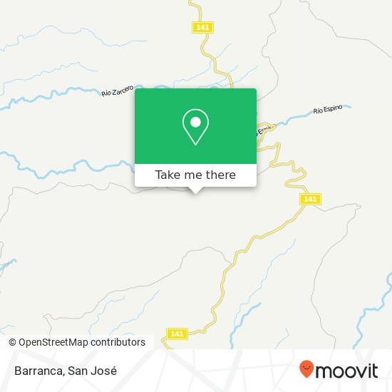 Barranca map