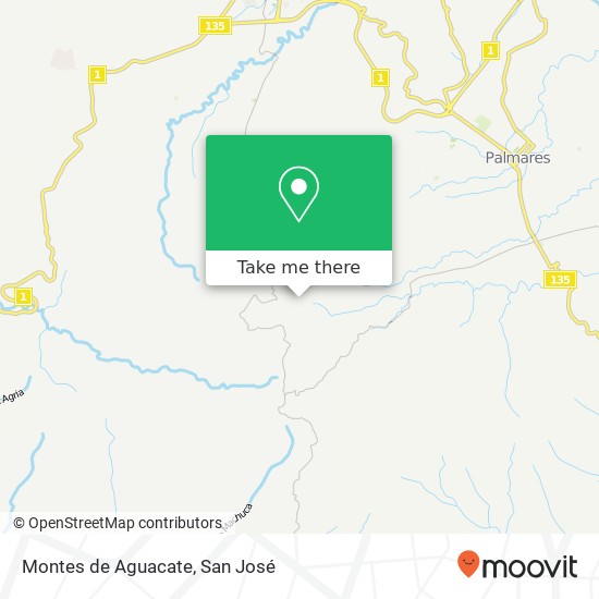 Montes de Aguacate map