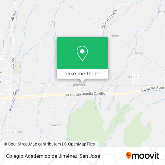 Colegio Académico de Jiménez map