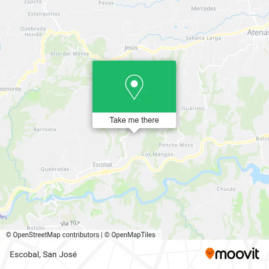 Escobal map