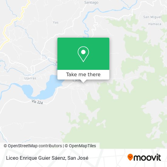 Liceo Enrique Guier Sáenz map
