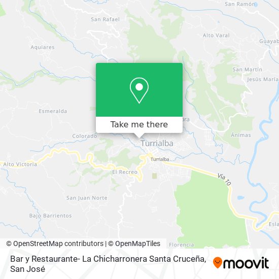 Bar y Restaurante- La Chicharronera Santa Cruceña map