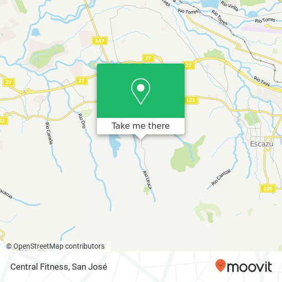 Central Fitness map