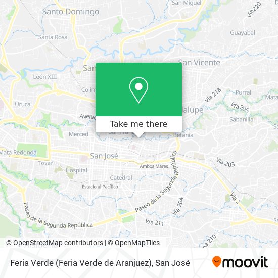 Mapa de Feria Verde (Feria Verde de Aranjuez)