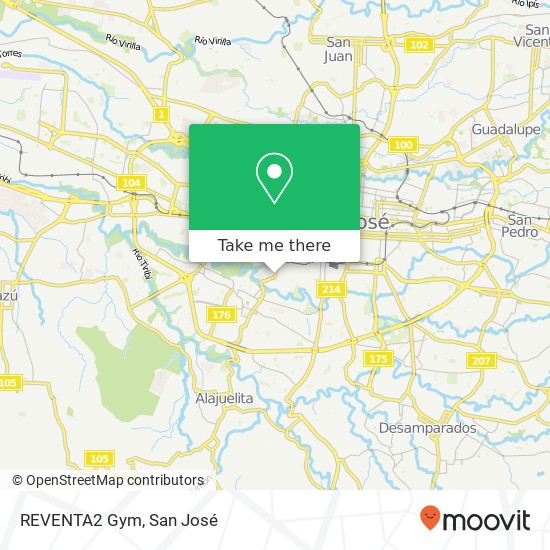 REVENTA2 Gym map