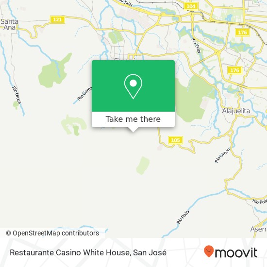 Mapa de Restaurante Casino White House