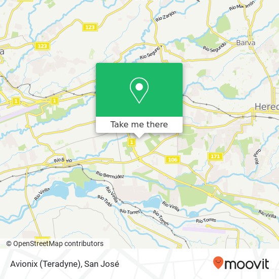 Avionix (Teradyne) map