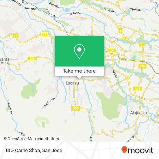 BIO Carne Shop map