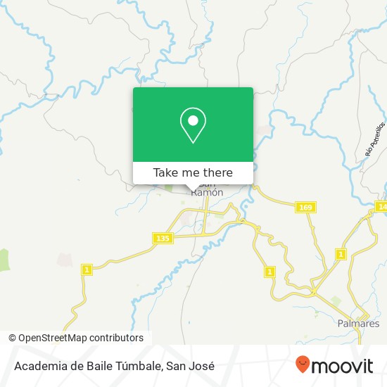 Academia de Baile Túmbale map