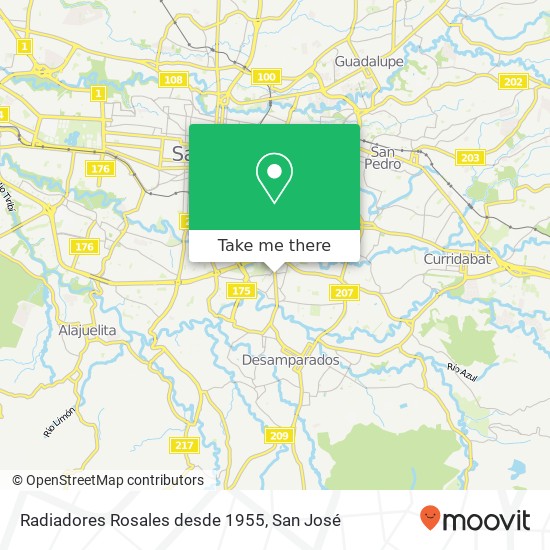 Radiadores Rosales desde 1955 map