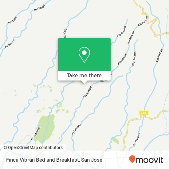 Finca Vibran Bed and Breakfast map