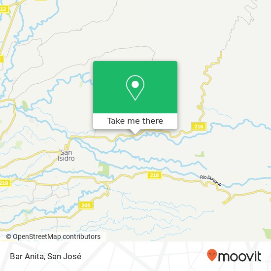 Bar Anita map