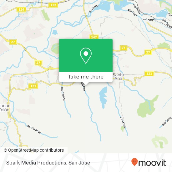 Spark Media Productions map