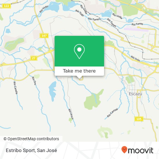 Estribo Sport map