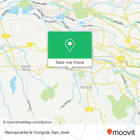 Restaurante le Vongole map