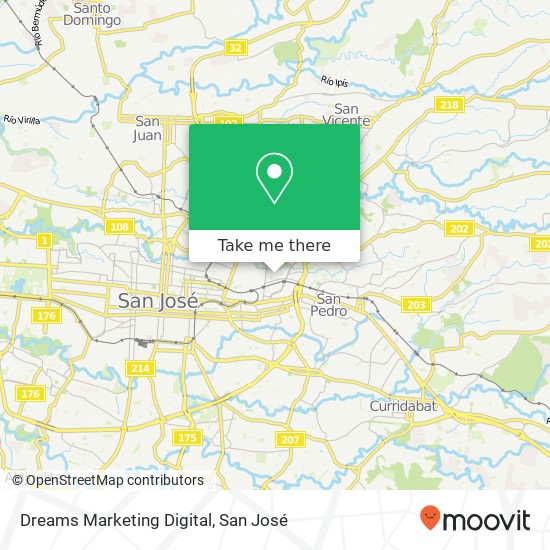 Dreams Marketing Digital map