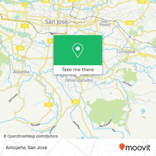 Antojarte, Calle 4 Desamparados, Desamparados, 10301 map