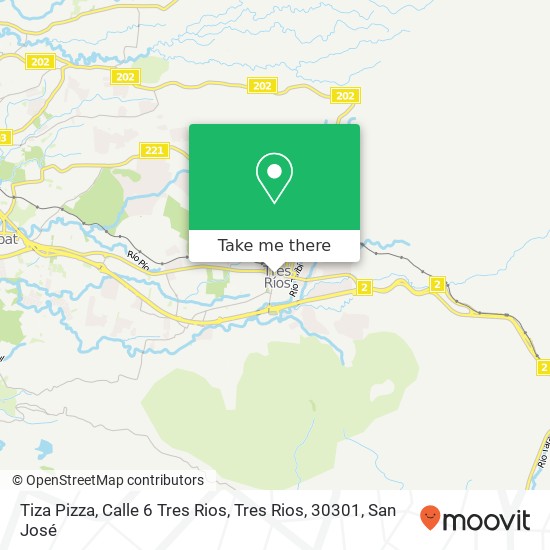 Tiza Pizza, Calle 6 Tres Rios, Tres Rios, 30301 map