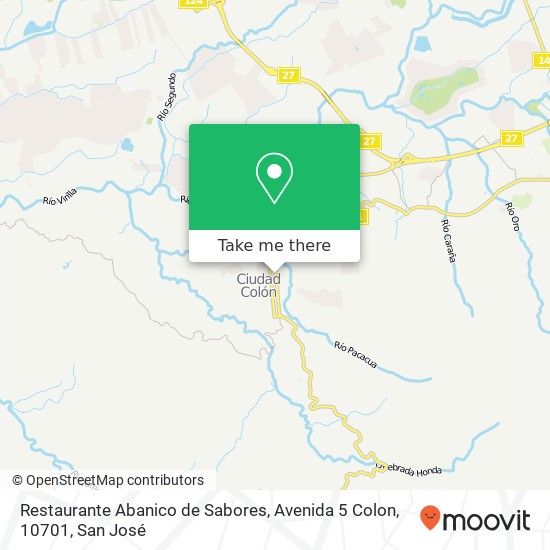 Restaurante Abanico de Sabores, Avenida 5 Colon, 10701 map