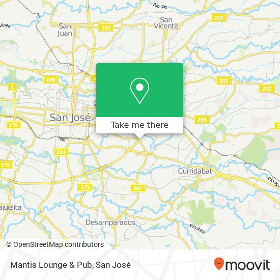Mantis Lounge & Pub map