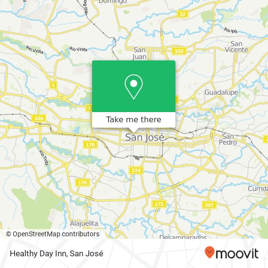 Mapa de Healthy Day Inn