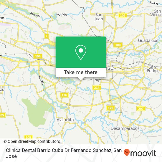 Clinica Dental Barrio Cuba Dr Fernando Sanchez map
