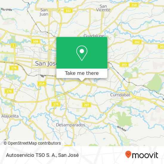 Autoservicio TSO S. A. map