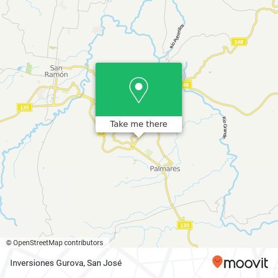 Inversiones Gurova map