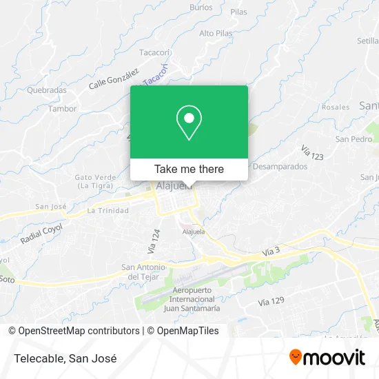 Telecable map