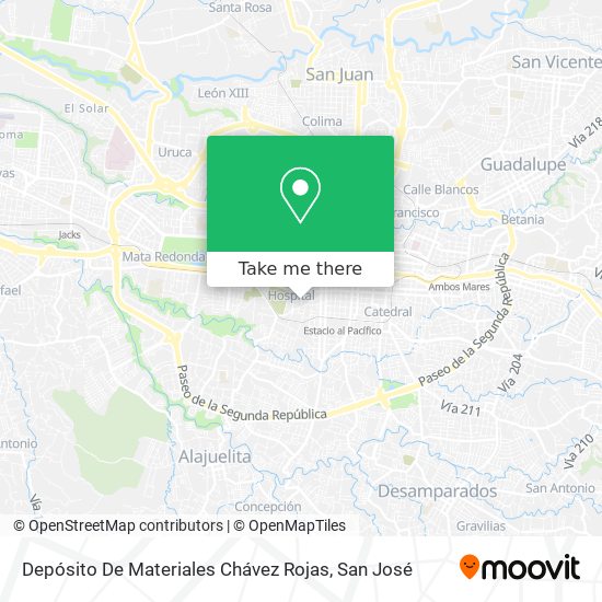 Depósito De Materiales Chávez Rojas map