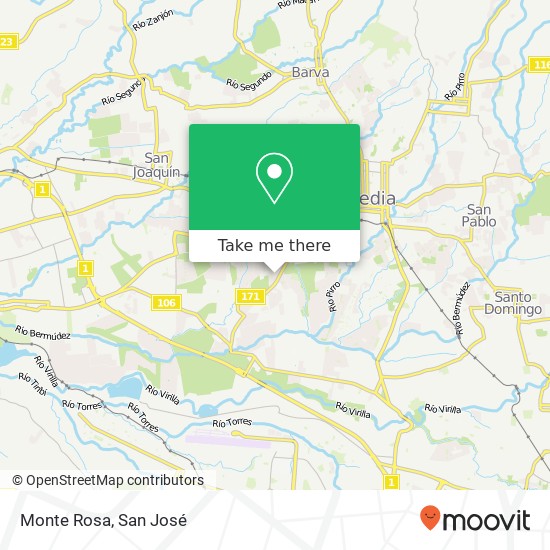Monte Rosa map