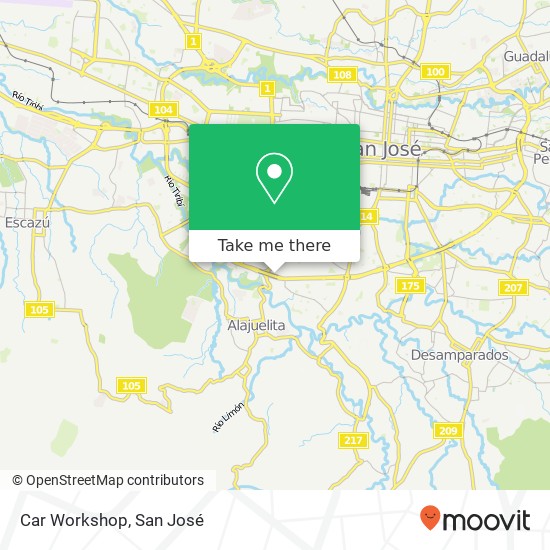 Car Workshop map