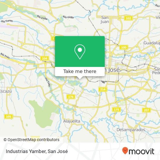 Industrias Yamber map