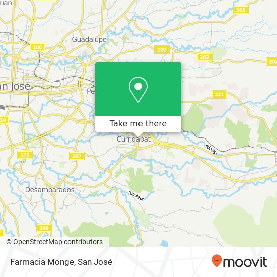 Farmacia Monge map