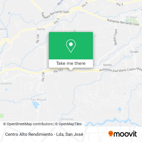 Centro Alto Rendimiento - Lda map