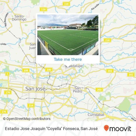 Estadio Jose Joaquín "Coyella" Fonseca map