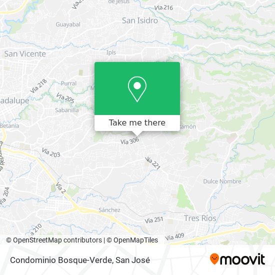 Condominio Bosque-Verde map