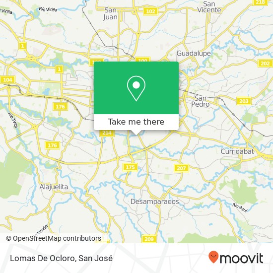 Lomas De Ocloro map