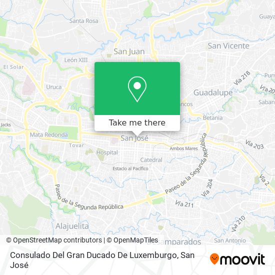 Consulado Del Gran Ducado De Luxemburgo map