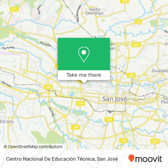 Centro Nacional De Educación Técnica map