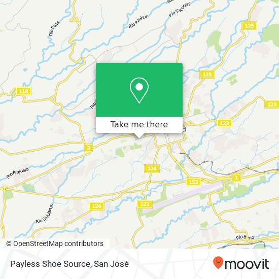 Payless Shoe Source map