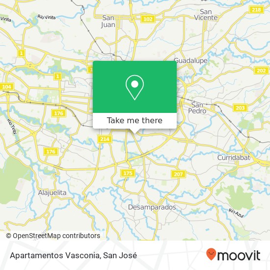 Apartamentos Vasconia map