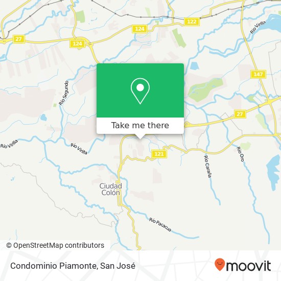 Condominio Piamonte map