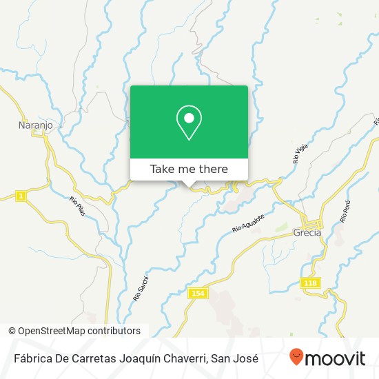 Fábrica De Carretas Joaquín Chaverri map