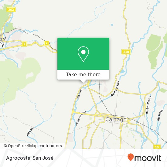 Agrocosta map