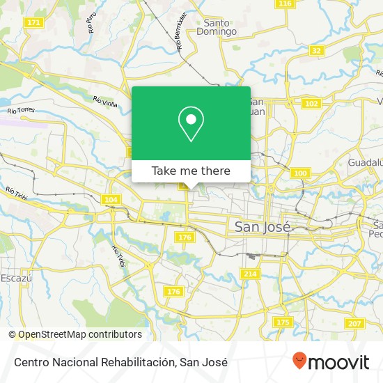 Centro Nacional Rehabilitación map