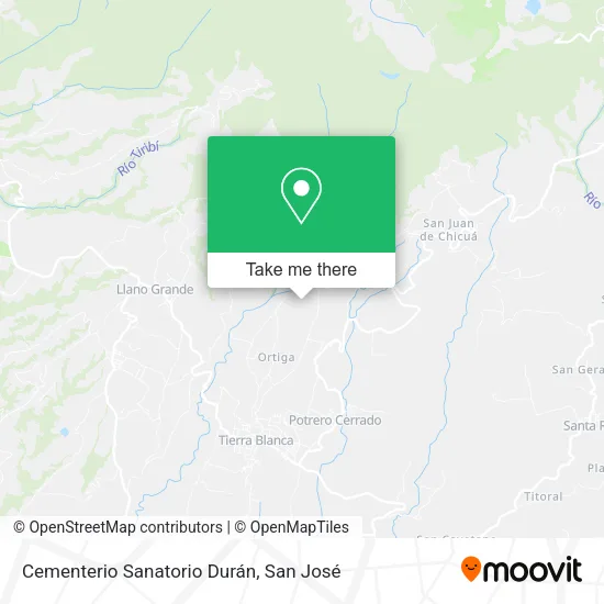 Mapa de Cementerio Sanatorio Durán