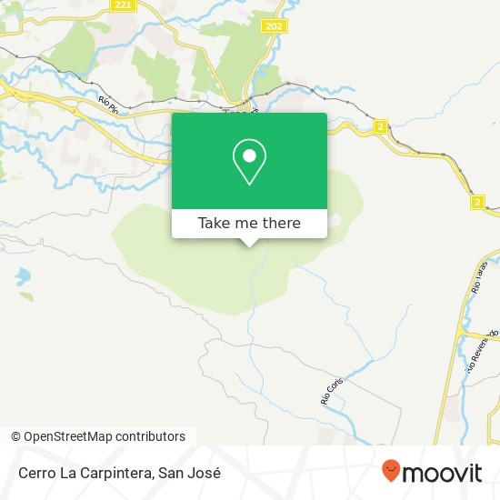 Cerro La Carpintera map